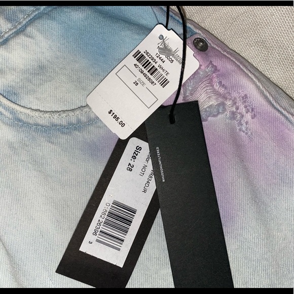 Hudson Tie Dye Viper Mini Skirt - 28 - NWT - Picture 3 of 5